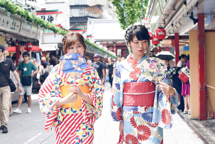 浴衣スペシャル 2018 浅草ぶらり編 / つじまこ・ぽんぎしおりの写真